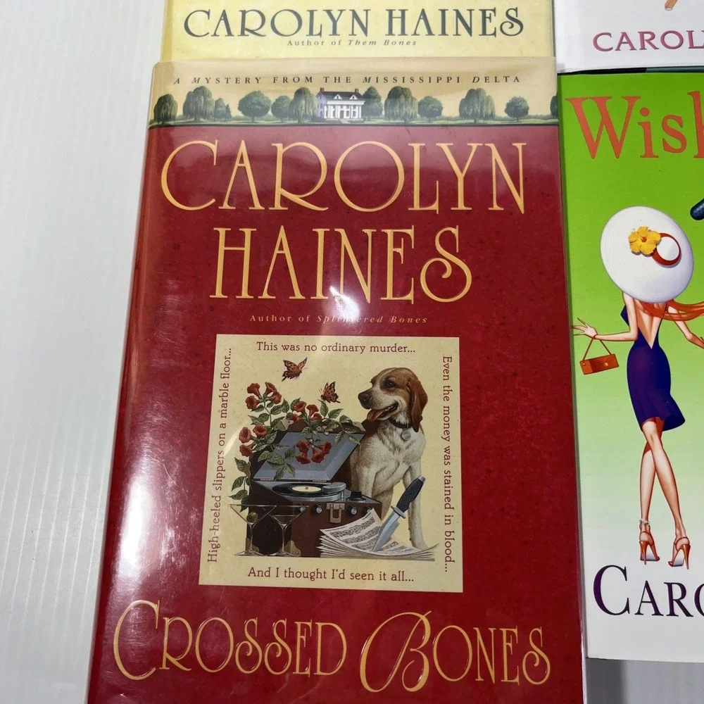 Carolyn Haines Book Lot Thriller Crime Cozy  Mystery Suspense Hardcover Southern